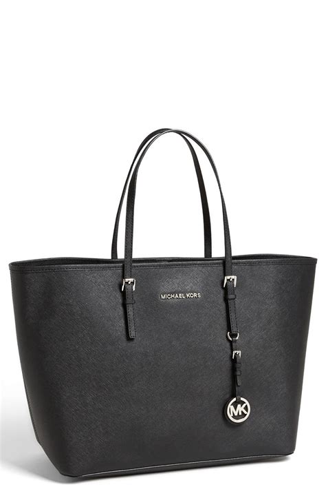 michael kors tote bag black uk|michael kors black medium tote.